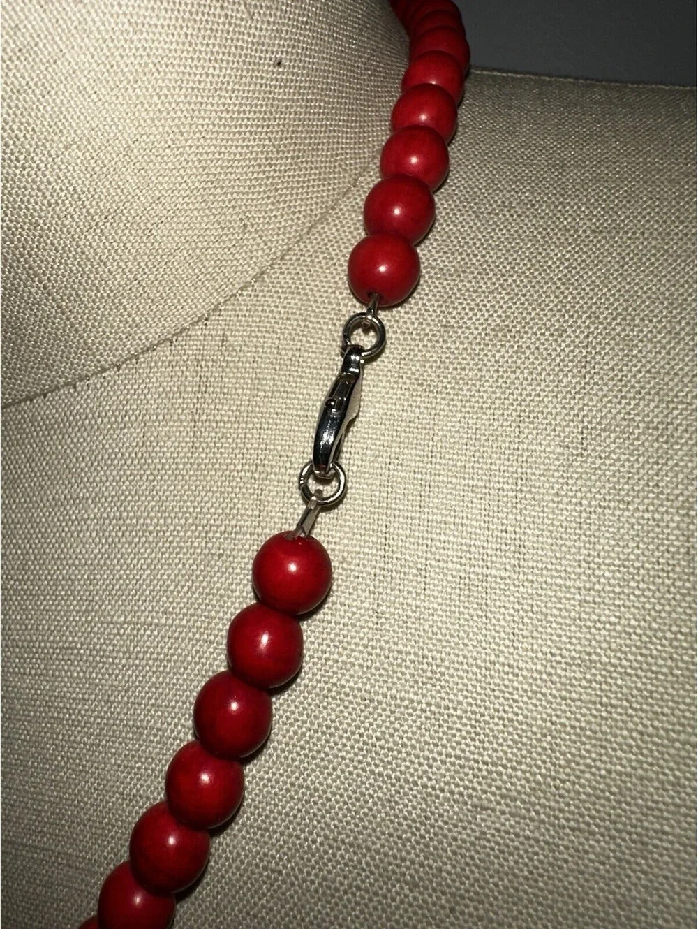 Red Statement Tribal Necklace Jewelry Stone New Style